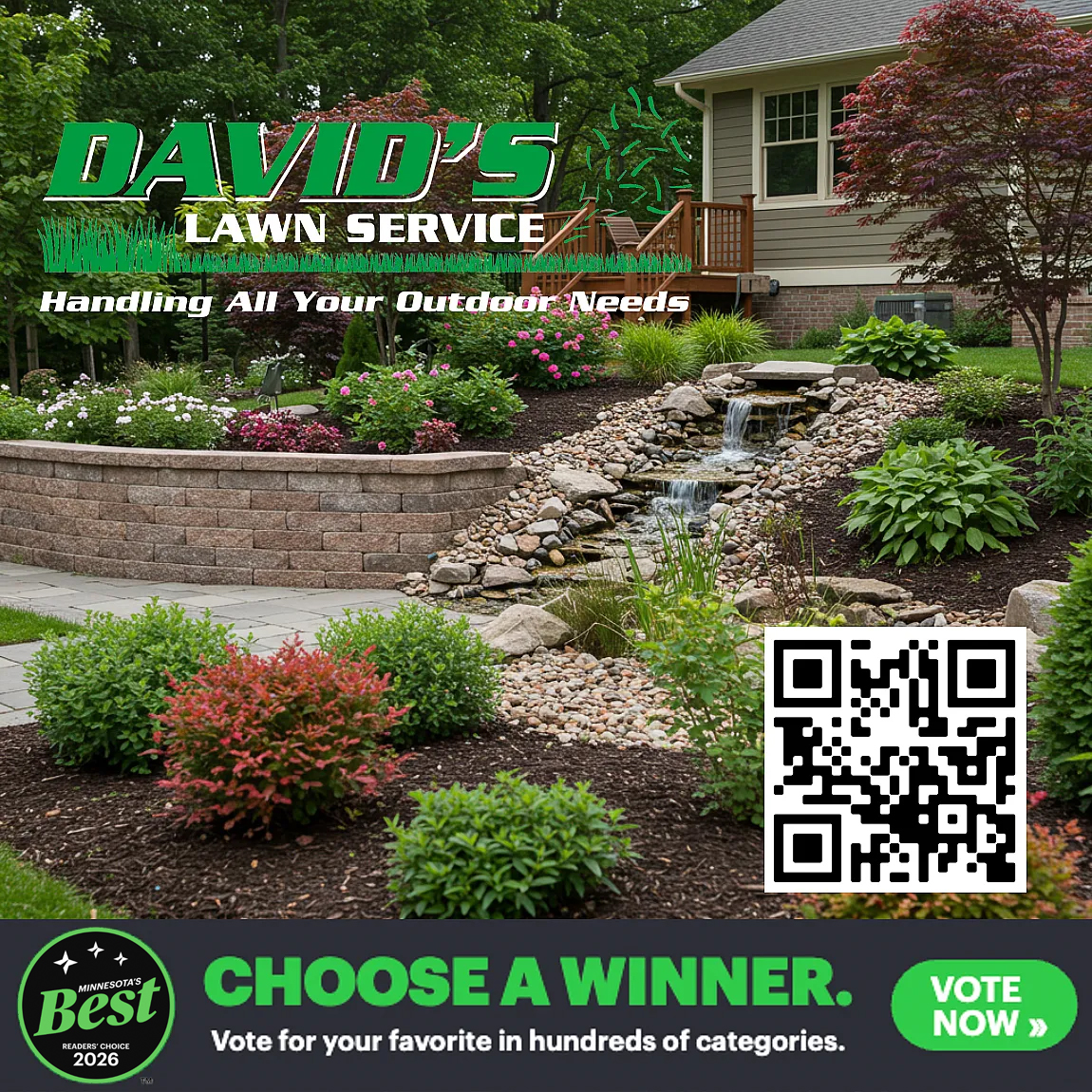 David's Lawn Service: Help Us Win Best of Minnesota!